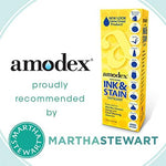 Authentic USA imported Amodex cleaning bottle for professional ink removal.