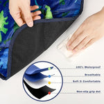 Waterproof car seat liner with anti-slip backing