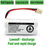 Detail view of the connector lead wires and plug terminal on the replacement battery cell.
