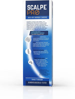 Scalpe Pro shampoo bottle cap and formula texture close up view