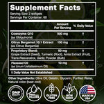 JOYLI Nutrition organic certified gluten free health supplement bottle perspective angle