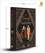 Art Deco style cover design of The Great Gatsby deluxe classic edition