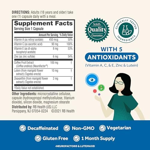 Neuriva Brain Plus Eye capsule health benefits for memory and vision