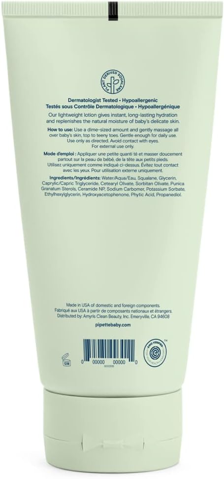 Pipette baby lotion ingredient highlight