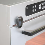 Safelon baby safety oven door lock front view in black