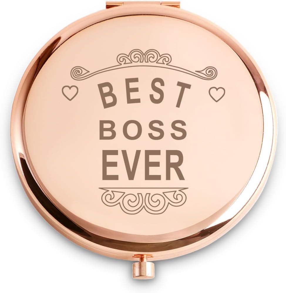 Daricano boss appreciation gifts compact mirror front view