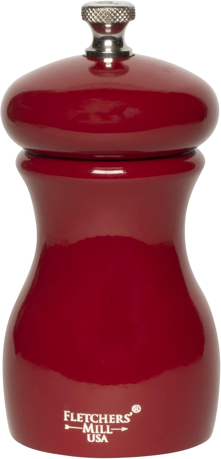 Fletchers' Mill Marsala Collection Pepper Mill, Cherry - 12 Inch, Adjustable Coarseness Fine to Coarse, MADE IN U.S.A. - Image 10