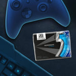 Single pack of 5 Gum Peppermint Cobalt being opened to show individual sticks