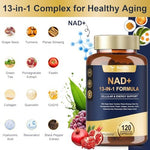 Totaria 13-in-1 NAD formula bottle showing ingredient list