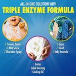 Twin pack of Zout 22 Ounce laundry spray bottles imported from USA