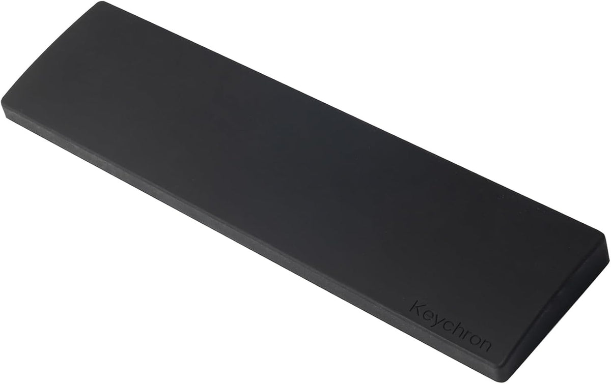Keychron Silicone Wrist & Palm Rest, 12.89" Length - Supports 75% Compact Keyboard Series V1/V2/Q1/Q2/Q9 & Lemokey P1 (Pro/Max/HE) - Anti-Slip Base - Smooth & Washable - Black - Image 12