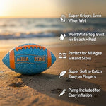 Refresh Sports blue water football textured surface close up view