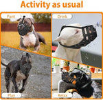Components of Mayerzon adjustable dog training muzzle