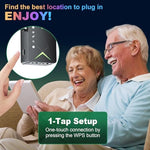 Side profile of Techtex WiFi range extender