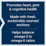 Life Extension wild fish oil 120 softgels packaging illustrating daily dosage instructions and cardiovascular support benefits.