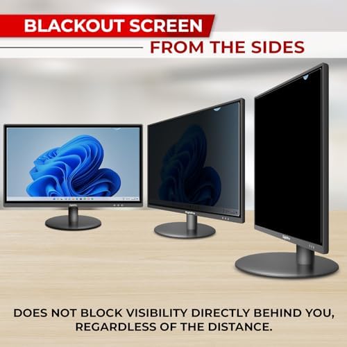 SightPro two pack computer privacy kit with clear adhesive tabs