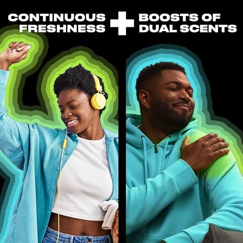 Downy Unstopables Fusions packaging showing 2-in-1 scent technology for Indian households.