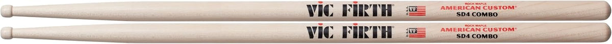 Vic Firth American Custom SD4 Combo drumsticks front view