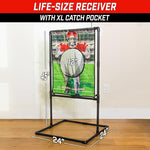 GoSports quarterback trainer target over three feet tall for indoor active play