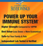 Natural Path Silver Wings extra strength liquid 250 parts per million supplement label facts