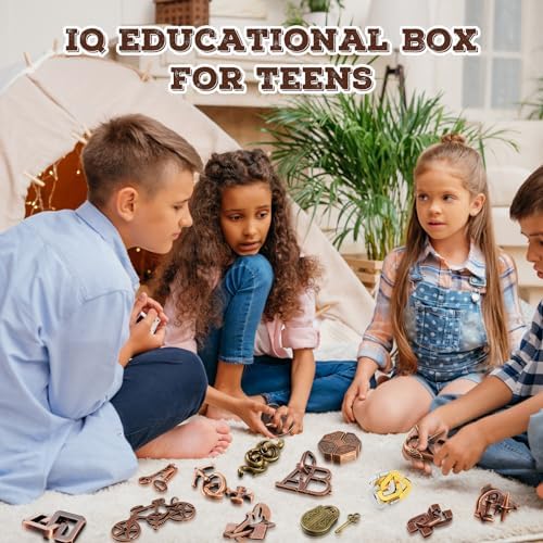 Educational 3D metal wire mind challenge set used for classroom party activities and focus enhancement