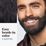 Just For Men facial hair color gel with keratin and biotin ingredients list back view