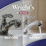 Authentic USA imported Wright's silver and jewelry cleaner liquid bottle highlighting multi-metal compatibility.