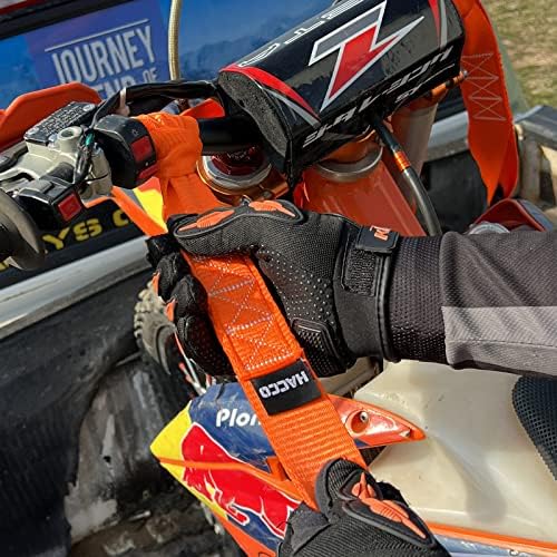 Full set of 8 Haccoplanet soft loop straps in orange