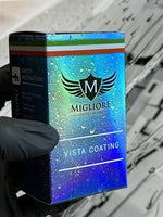 Premium ceramic rain repellent and self cleaning protective shield for full size SUV windows.