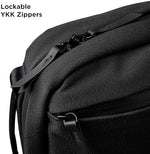 ALPAKA Elements Tech Brief Pro front zipper organizer panel with pockets for tech accessories