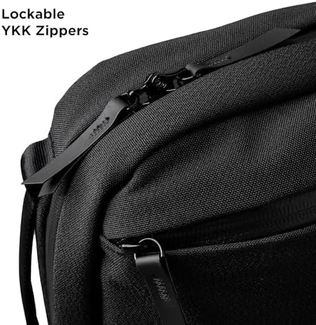 ALPAKA Elements Tech Brief Pro front zipper organizer panel with pockets for tech accessories