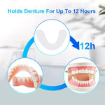 Sea-Bond mess free denture adhesive strips packaging detail