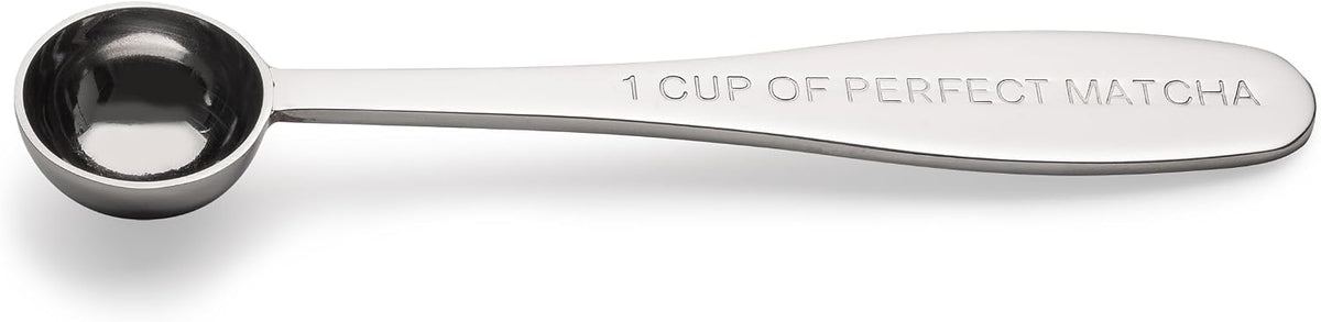 Pure Matcha measuring scoop packaging and product overview