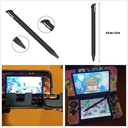 A single black XHBTS stylus being inserted smoothly into the rear storage slot of a gaming console.