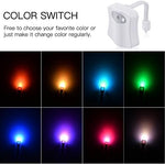 Zezhou multi color changing washroom nightlight carousel mode color cycle demonstration