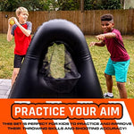 Nerf inflatable target set base assembly showcasing water stability chamber.