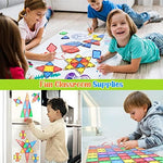 Included fabric storage bag filled with Coodoo magnetic building blocks for easy travel.
