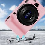 Side view of Tedubax pink protective case showing button cutouts