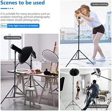 Neewer heavy duty light stand fully collapsed into its compact twenty six inch travel format