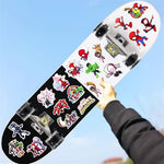 Waterproof cartoon hero decals for water bottles