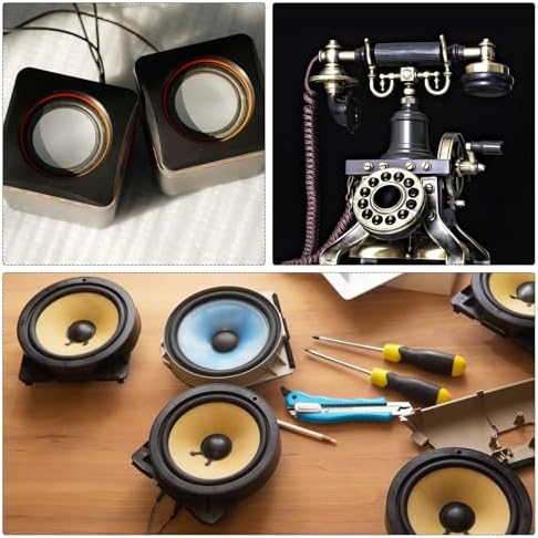 Detailed view of 4.5 inch speaker edge replacement components