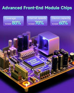 White wireless repeater with WPS button interface
