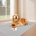 Bartuke dog food mat easy cleaning under kitchen sink