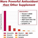 Osasuna Liposomal Astaxanthin supplement facts label listing ingredients and maximum absorption benefits
