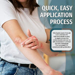 Emergency first aid burn cream packets for minor scrapes and skin irritations