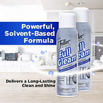 Close-up of the streak-free satin luster finish on a chrome fixture using Fuller Brush.