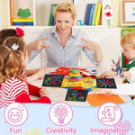 Premium non-toxic rainbow scratch paper arts and crafts supplies for school classroom party favors