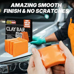 Four individual packs of XPERTCHEMY premium car cleaning clay totaling 400 grams.