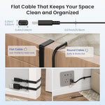 Itramax long power extender cable with included wall clips and zip ties