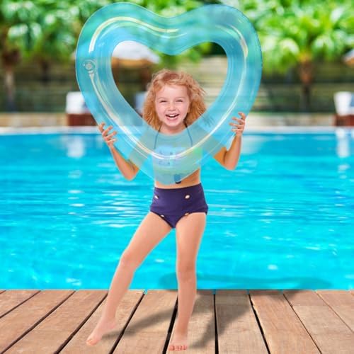 Heart shaped swimming ring used as party decor